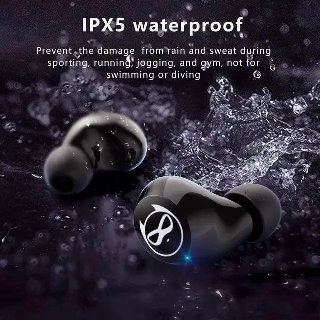 Alt view image 5 of 7 - Wireless Earbuds for Kids and Adults Bluetooth 5.0 Headphones with Microphone and Noise Reduction  36H Playtime IPX5 Waterproof Touch Control, HiFi Stereo Earphone for boy or Girl as a Gift