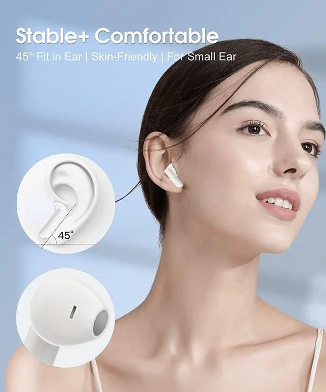 Alt view image 2 of 5 - Wireless Earbuds,AirPod Latest Version Wireless Bluetooth Headphones,Wireless Ear Buds 2rd Generation 3D Stereo Earbuds in-Ear Ear Bud IPX7 Waterproof Earphones for AirPods/Android