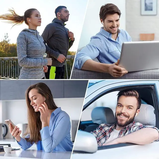 Alt view image 4 of 5 - Wireless Earbuds,AirPod Latest Version Wireless Bluetooth Headphones,Wireless Ear Buds 2rd Generation 3D Stereo Earbuds in-Ear Ear Bud IPX7 Waterproof Earphones for AirPods/Android