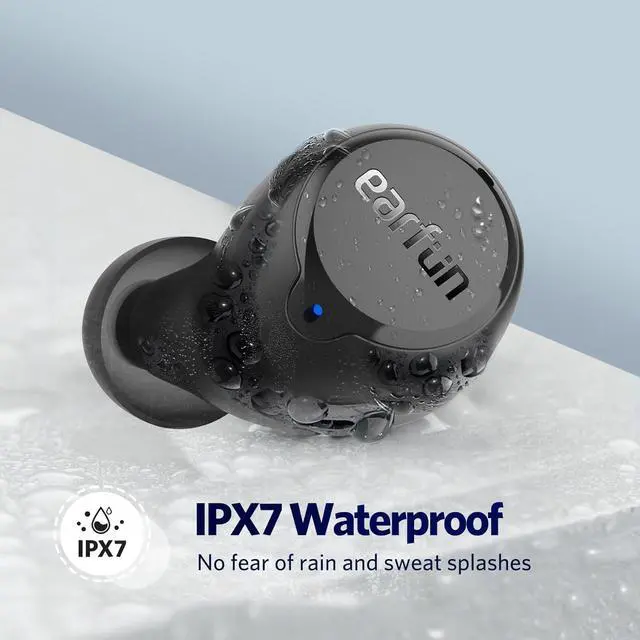 Alt view image 3 of 6 - EarFun Free 2S Wireless Earbuds, [Upgraded Version] Bluetooth Earbuds with Deep Bass, 4 Mics for Clear Call, Customizable EQ App, IPX7 Waterproof in-Ear Headphones, 30H Playtime, Wireless Charging