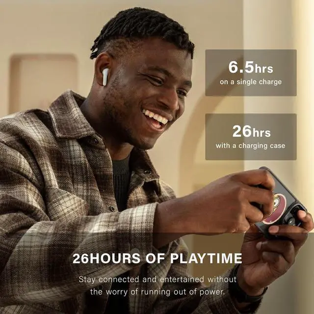 Alt view image 7 of 7 - Edifier X2s True Wireless Earbuds, Bluetooth 5.3, 13mm Dynamic Drivers, Deep Bass, Lightweight, AI Environmental Noise Cancelling, Custom Sound, IP54 Water Dust Resistant, Green