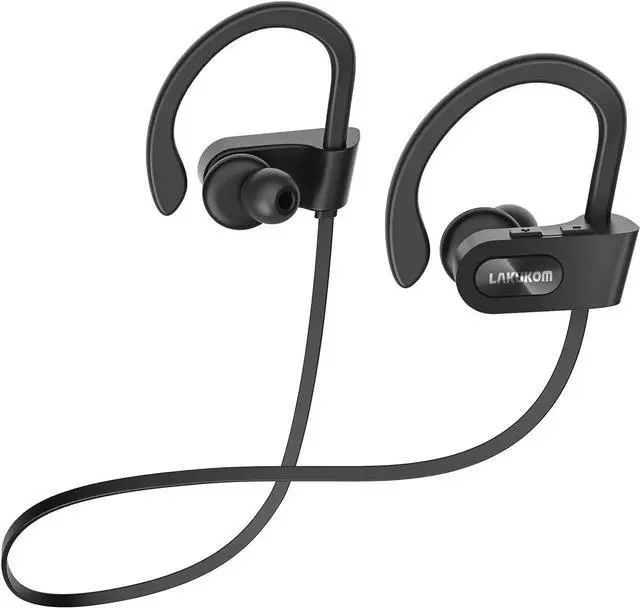 Main image of Bluetooth Headphones Earbuds, Deep Bass Wireless Running Earbuds w/16 Hrs Playtime, Bluetooth Earphones in-Ear w/Earhooks, IPX7 Waterproof Sports Wireless Headphons with Microphone for Calls