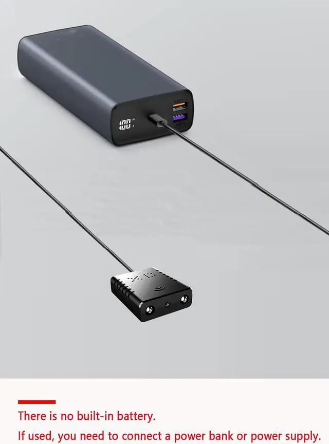Alt view image 2 of 7 - Spy Camera Hidden Camera WiFi,Smallest HD Mini Spy Cam for Home Security Wireless Indoor Surveillance with Motion Detection Night Vision