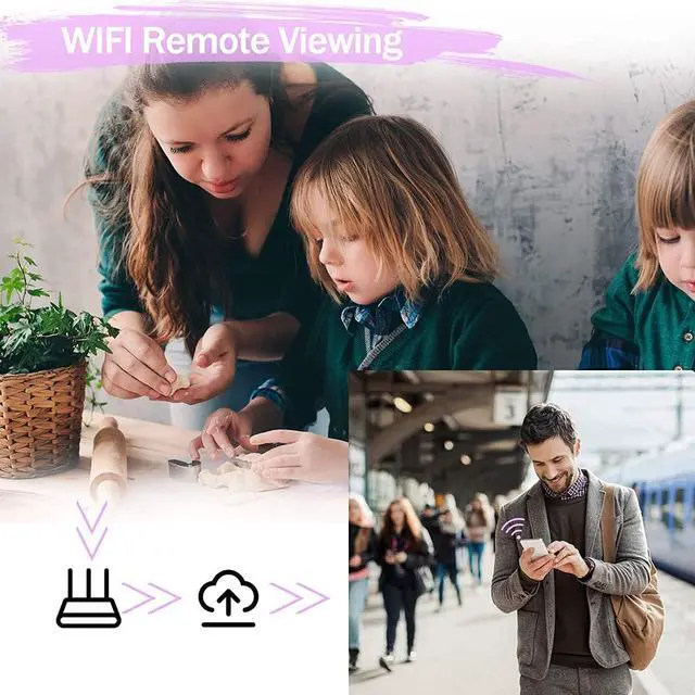 Alt view image 5 of 6 - Hidden Camera USB Charger Camera, KXMYTA WiFi Spy Camera Charger 5-Port USB Hub Covert Nanny Cam for Home Surveillance with Motion Detection iOS & Android APP Remote Control No Audio