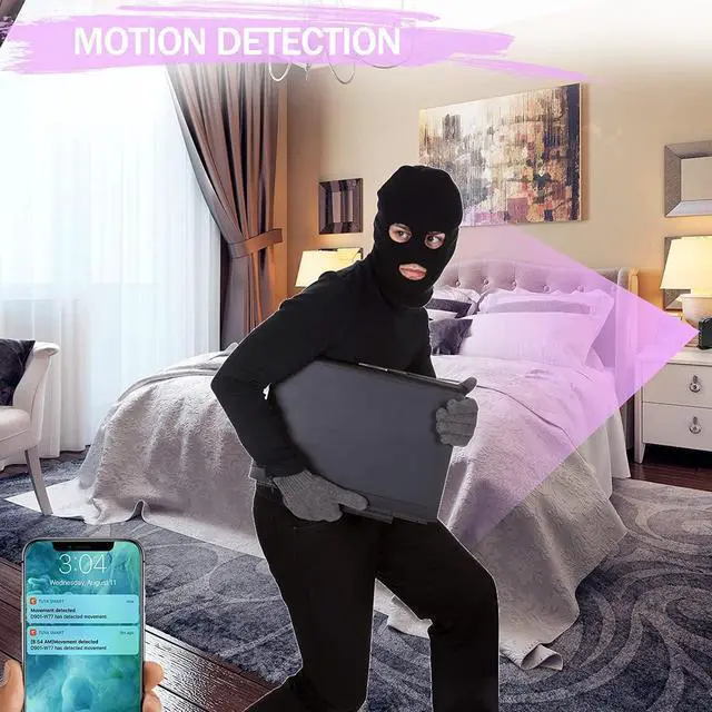 Alt view image 2 of 6 - Hidden Camera USB Charger Camera, KXMYTA WiFi Spy Camera Charger 5-Port USB Hub Covert Nanny Cam for Home Surveillance with Motion Detection iOS & Android APP Remote Control No Audio