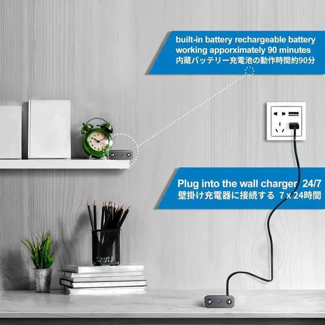 Alt view image 4 of 5 - Rettru Spy Camera Hidden Camera WiFi Battery Operated : Mini Camera Nanny Cam Small Camera Spy Cam Mini Wireless Camera Mini Spy Camera V380 Pro WiFi Camera Indoor Camera Wireless with Phone App