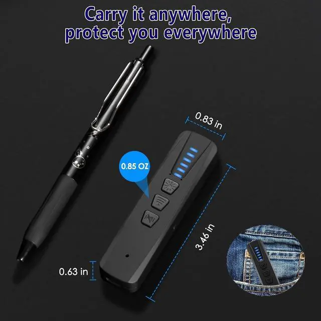 Alt view image 2 of 6 - Koilboane Hidden Camera Detector-Anti Spy Camera Detector Bug Detector GPS Tracker Listening Device Detectors Portable Camera Finder RF Signal Scanner Suitable for Car,Home,Office,Hotel,Travel