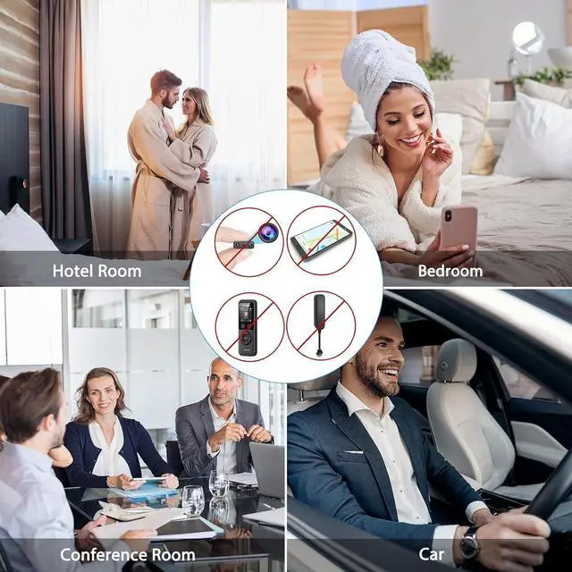 Alt view image 6 of 6 - Koilboane Hidden Camera Detector-Anti Spy Camera Detector Bug Detector GPS Tracker Listening Device Detectors Portable Camera Finder RF Signal Scanner Suitable for Car,Home,Office,Hotel,Travel