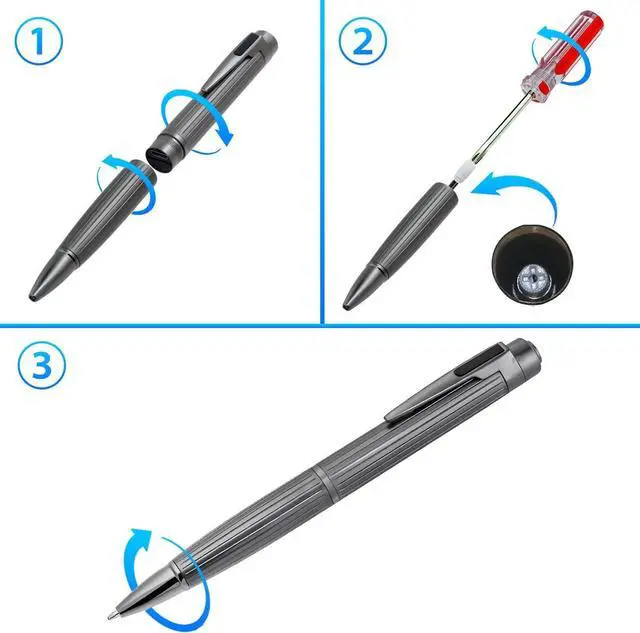 Alt view image 6 of 7 - Amyway Spy Camera Pen | Hidden Camera | Premium Pack | Mini Spy Camera 1080p | USB Pen Camera | Hidden Spy Camera | Hidden Nanny Cam | Hidden Spy Cam | Hidden Cam | Surveillance Camera Full HD