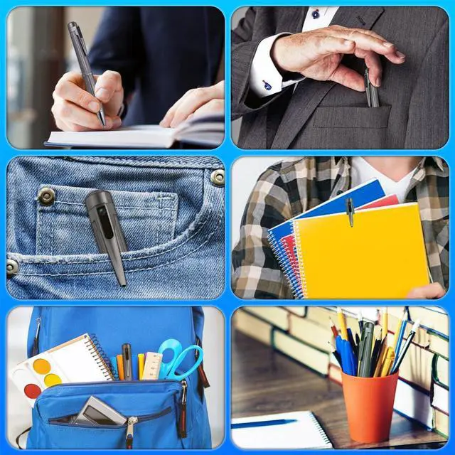 Alt view image 4 of 7 - Amyway Spy Camera Pen | Hidden Camera | Premium Pack | Mini Spy Camera 1080p | USB Pen Camera | Hidden Spy Camera | Hidden Nanny Cam | Hidden Spy Cam | Hidden Cam | Surveillance Camera Full HD