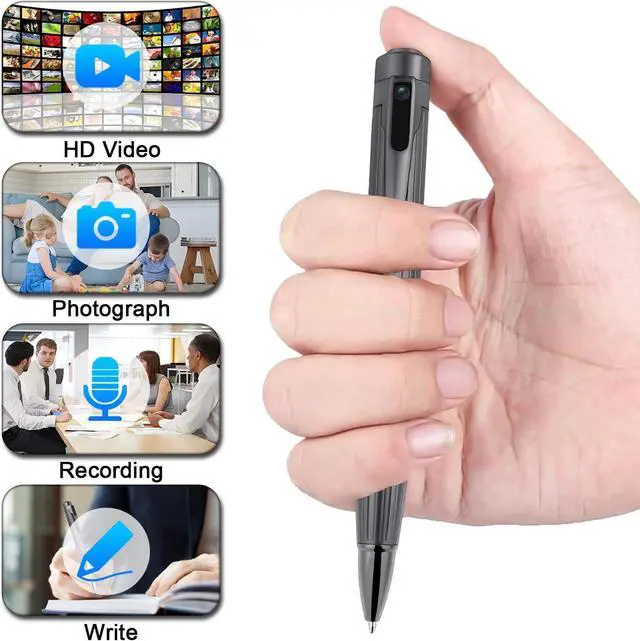 Alt view image 5 of 7 - Amyway Spy Camera Pen | Hidden Camera | Premium Pack | Mini Spy Camera 1080p | USB Pen Camera | Hidden Spy Camera | Hidden Nanny Cam | Hidden Spy Cam | Hidden Cam | Surveillance Camera Full HD