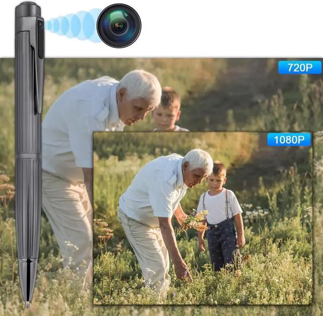 Alt view image 3 of 7 - Amyway Spy Camera Pen | Hidden Camera | Premium Pack | Mini Spy Camera 1080p | USB Pen Camera | Hidden Spy Camera | Hidden Nanny Cam | Hidden Spy Cam | Hidden Cam | Surveillance Camera Full HD