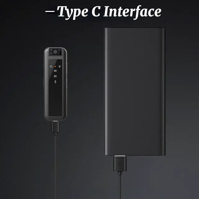 Alt view image 4 of 7 - Mini Body Camera, Mini Spy Camera, Wearable Body Camera with Night Vision, 1080P HD Recording, 180° Rotatable Lens, Portable Video Camera with LED Indicator Light Clip