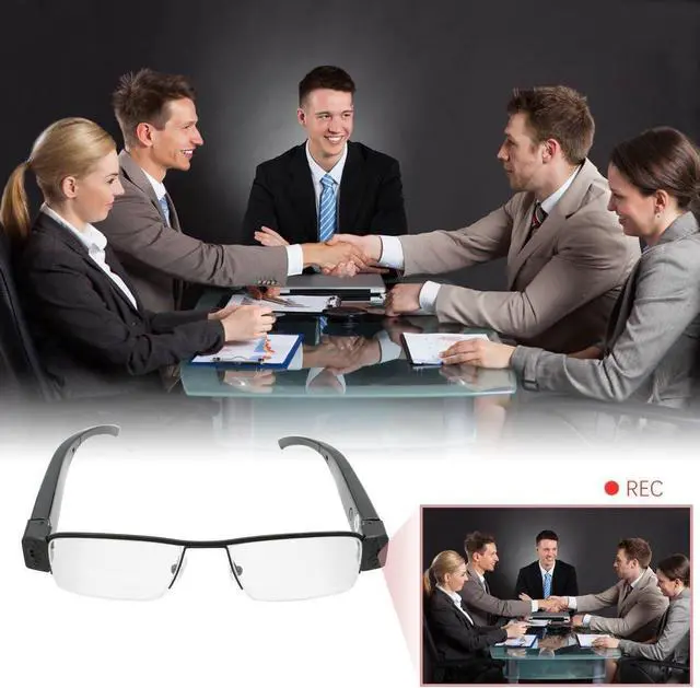 Alt view image 5 of 6 - Sports HD Camera Glasses 1080P - Mini DV Cam Spy Videos Audio Recorder DVR Outdoor Fashion Portable Sunglasses