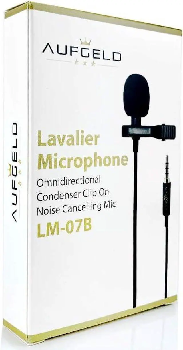 Alt view image 7 of 7 - Professional Lavalier Lapel Microphone Omnidirectional Condenser Microphone Compatible with iPhone Android Windows Smartphones Clip On Interview Video Voice Podcast Noise Cancelling Mic Vlogger