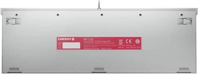 Alt view image 2 of 6 - Cherry MX 2.0S Wired Gaming Keyboard with RGB Lighting MX Switches (White - MX Brown)