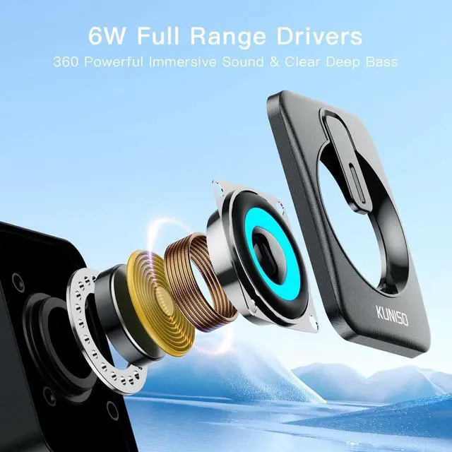 Alt view image 4 of 6 - KUNISO Computer Speaker, Wired Desktop Speaker, RGB Colorful Mini Gaming Speaker, USB Powered, 3.5mm AUX-in, Volume Control for PC, Laptop, Tablet, Mobile, MP3