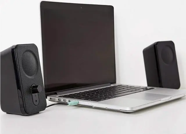 Alt view image 2 of 7 - Basics Computer Speakers for Desktop or Laptop PC | AC-Powered (US Version)