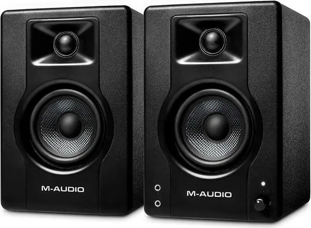 Main image of M-Audio BX3 3.5" Studio Monitors, HD PC Speakers for Recording and Multimedia with Music Production Software, 120W, Pair