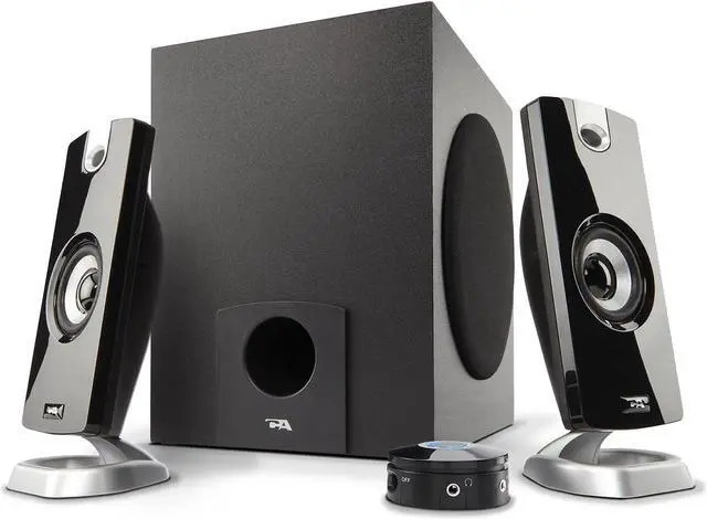 Main image of Cyber Acoustics CA-3090 2.1 Computer Speakers- Black