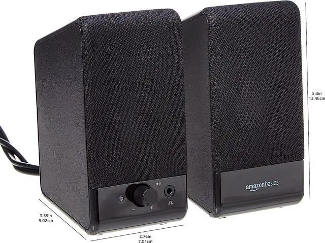 Alt view image 6 of 7 - Basics Computer Speakers for Desktop or Laptop PC | USB-Powered