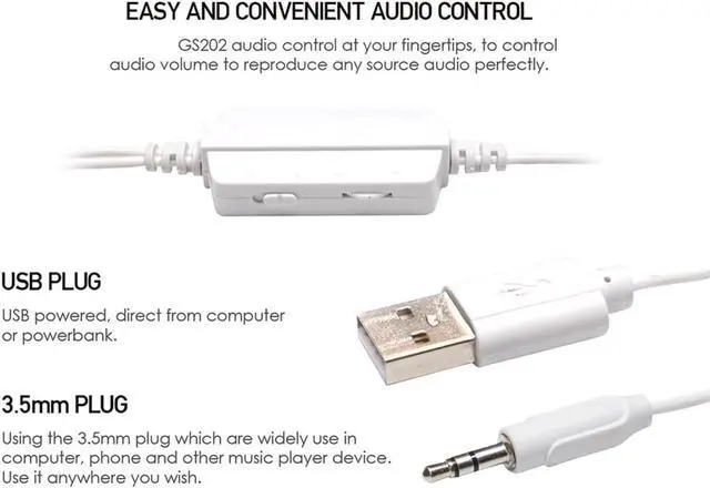 Alt view image 5 of 6 - Desktop Speakers for PC RGB Game Speakers Cable Speakers 2.0 Channel Computer Stereo Speaker USB Plug Little Speakers for Laptops Desk (Color : Pink)