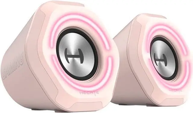 Main image of Edifier G1000 USB Computer Speakers,USB-Powered Bluetooth 5.3 PC Gaming Speakers for Desktop Computer Laptop and Mobile Phone USB 3.5mm Aux Bluetooth Input RGB Lights (Pink)