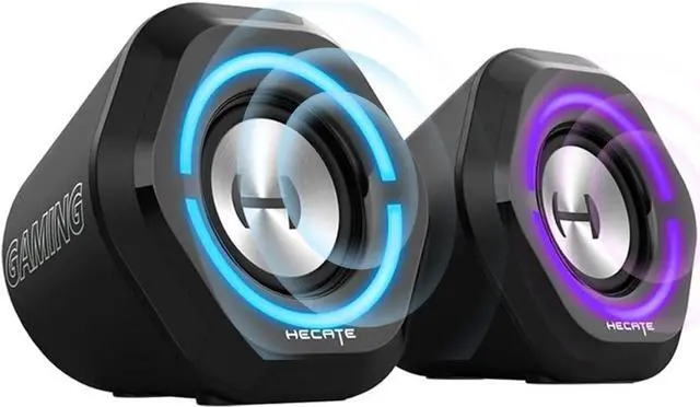 Main image of Edifier G1000 USB Computer Speakers,USB-Powered Bluetooth 5.3 PC Gaming Speakers for Desktop Computer Laptop and Mobile Phone USB 3.5mm Aux Bluetooth Input RGB Lights Black