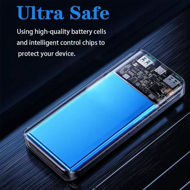 Alt view image 4 of 7 - Power Bank 65W, 24000mAh USB C Fast Charging Laptop Portable Charger, 3-Output Battery Bank, LED Display External Battery Pack for MacBook iPad iPhone 15/14/13 Tablet Steam Deck Dell Samsung Google