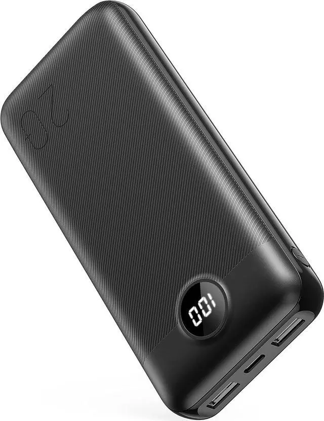 Main image of QECVEC Power Bank, 22.5W Fast Charging 20000mAh Powerbank, PD3.0 QC4.0 Portable Charger, 3A (USB C in & Out) with LED Display Battery Pack for iPhone 14 13 12 11 X Pro Max Samsung S21 S20 iPad Huawei