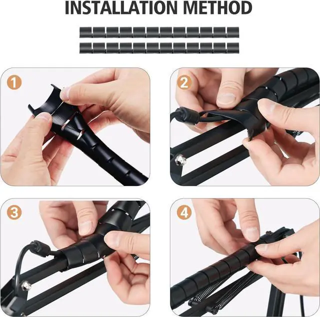 Alt view image 5 of 7 - SUNMON Mic Arm for Fifine AM8, Adjustable Fifine AM8 Boom Arm Mic Stand with 2 Cable Sleeve, 3/8" to 5/8" Screw Adapter Compatible for Fifine K658, Fifine A6V