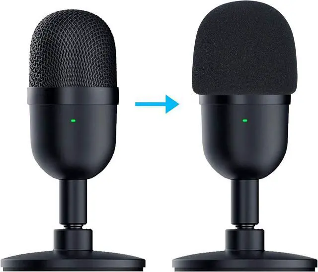 Alt view image 6 of 7 - SUNMON Seiren Mini Boom Arm Mic Stand with Pop Filter, Adjustable Microphone Suspension Boom Scissor Arm Stand with Pop Filter for Razer Seiren Mini USB Streaming Microphone