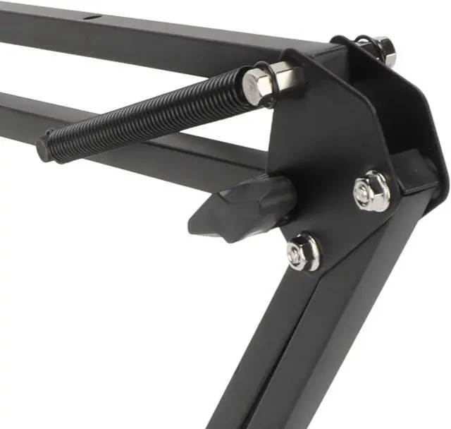 Alt view image 6 of 7 - Desktop Microphone Stand, Adjustable Microphone Tripod Stand with Boom Arm, Shock Mount Mic Arm Stand, 1/4 Screw Hole, for Recording Livestreaming Gaming