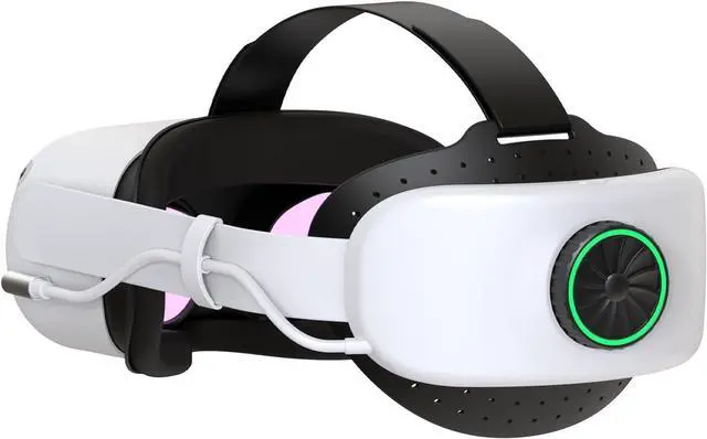 Main image of BUSQUEDA Elite Strap with Battery for Oculus Quest 2, 8000mAh Extend 7hrs Playtime,Fast Charging VR Power,Counter Balance&Adjustable Head Strap for Enhanced Support and Comfort in VR