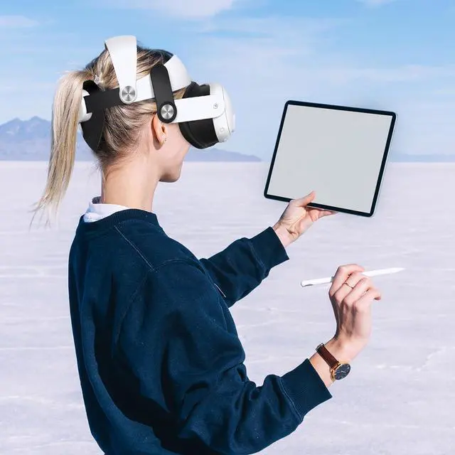 Alt view image 3 of 7 - NEWENMO Adjustable Elite Strap Compatible with Quest 3 Enhanced Support and Comfort, Upgraded for Meta Quest 3 Head Strap Reduce Head Pressure, Protective Head Strap for Quest 3 Accessories in VR