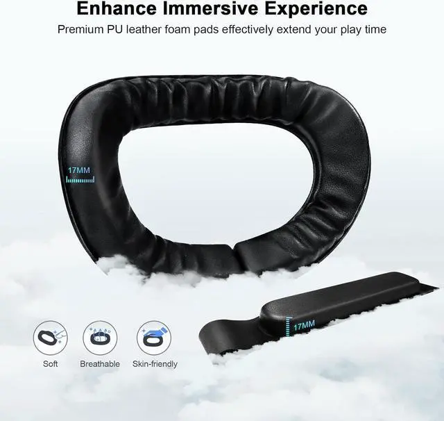 Alt view image 7 of 7 - AMVR Head Strap Compatible with Meta/Oculus Quest 3 Accessories, 0.45 LB Comfort Elite Strap Replacement Reduces Facial Stress, Adjustable Halo Strap Keeps Headset Stable to Enhance Your VR Experience