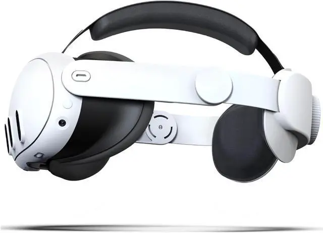 Alt view image 2 of 7 - Hounyoln VR Comfort Head Strap Compatible with Quest 3,Adjustable Elite Strap Replacement for Meta Quest 3 Enhanced Support,Anti-Skid Pad Accessory