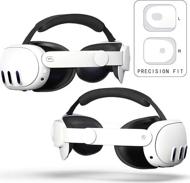 Alt view image 5 of 7 - Hounyoln VR Comfort Head Strap Compatible with Quest 3,Adjustable Elite Strap Replacement for Meta Quest 3 Enhanced Support,Anti-Skid Pad Accessory