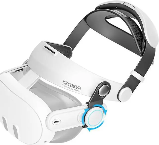 Main image of KKCOBVR Q3 Halo Strap Compatible with Meta Quest 3 Enhanced Comfort, Replacement Elite Head Strap for Oculus 3 by Adjusting The Side Knobs