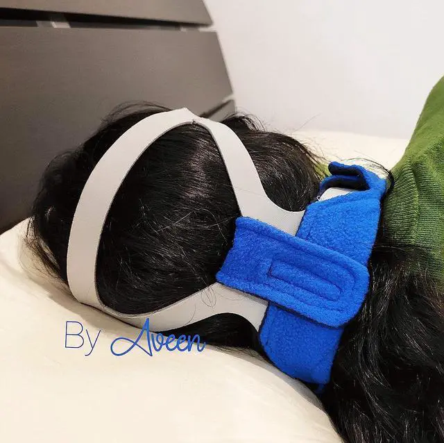 Alt view image 5 of 6 - CPAP Neck Pad for CPAP Headgear Straps, CPAP Comfort Neck pad, CPAP Covers.