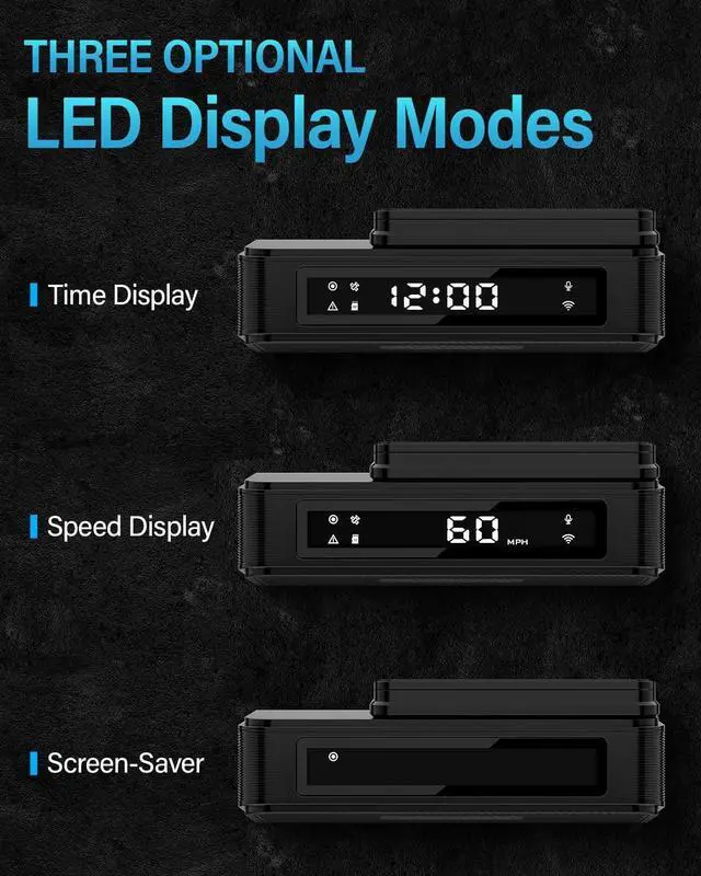 Alt view image 3 of 7 - FOCUWAY 4K Dash Cam Front and Rear, Built-in 5GHz WiFi GPS Speed, Voice Control, Free 64GB SD Card, Dual Dash Camera for Car, Superb Night Vision, Super-Capacitor, 24Hrs Parking Monitor, WDR, Type C