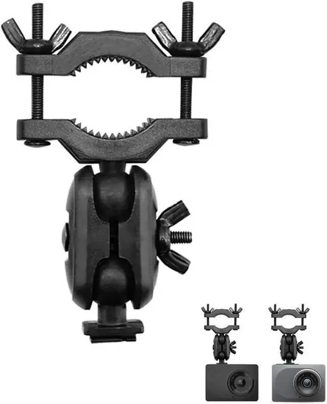 Main image of iMusk Car Dashcam Mount Holder for YI Smart/Compact Dashcam, Durable ABS Plastic Suction Cup Rearview Mirror Mount Bracket