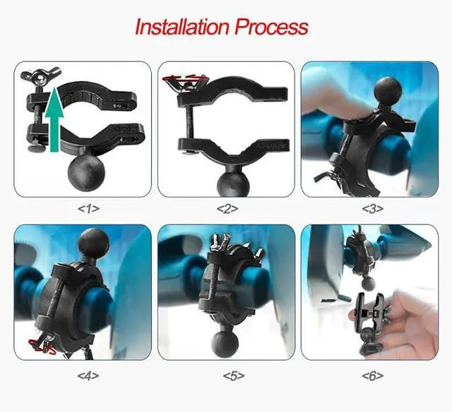 Alt view image 6 of 7 - iMusk Car Dashcam Mount Holder for YI Smart/Compact Dashcam, Durable ABS Plastic Suction Cup Rearview Mirror Mount Bracket