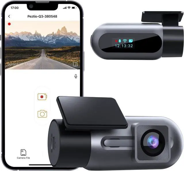 Main image of ARIFAYZ Dash Cam WiFi FHD 1080P Mini Front Dash Camera for Cars with Night Vision, 24 Hours Parking Mode, WDR, Loop Recording, G-Sensor, APP, Support 128GB Max