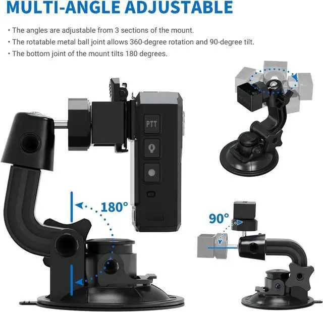 Alt view image 3 of 6 - aolbea Car Body Camera Bracket Body Mounted Video Cameras Universal Car Mount