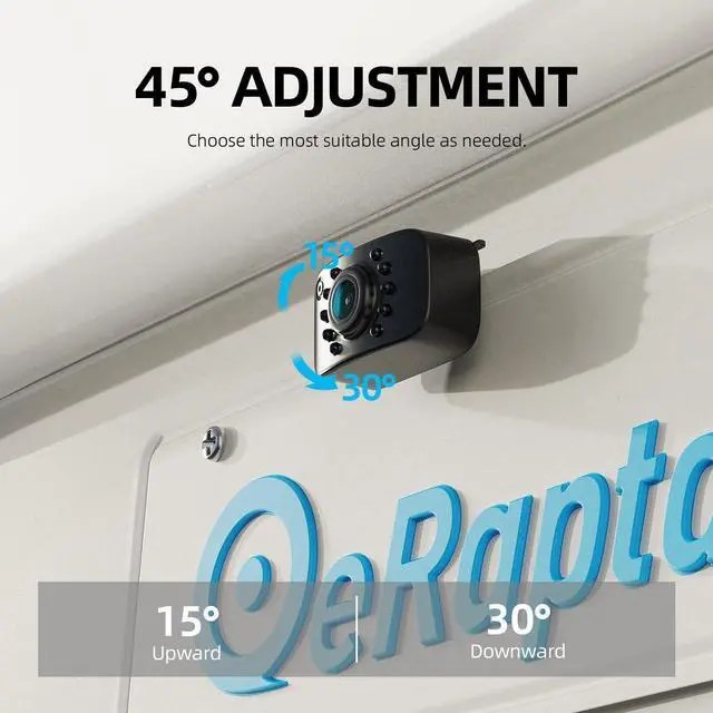 Alt view image 3 of 7 - HD eRapta ERT01 Backup Camera Rear View License Plate Reverse Camera Universal for Pickup Truck Car SUV 149° Perfect Angle Night Vision 9 Level Waterproof 720 Image