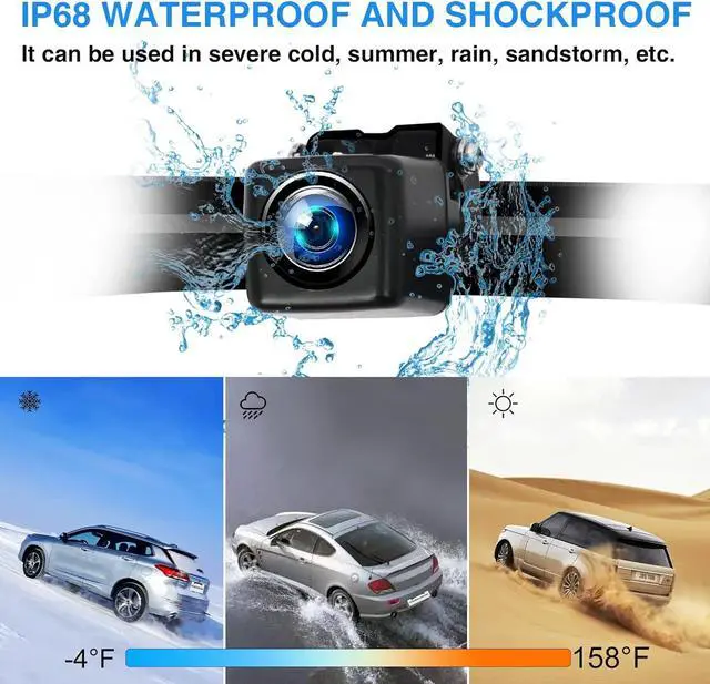 Alt view image 2 of 7 - PARKVISION Backup Camera License Plate,HD Picture Quality,CVBS 960H/AHD 720P Rearview Camera System of 160-Degree Wide Angle Hitch Reverse Camera for Cars Pickup Trucks SUV RV Van