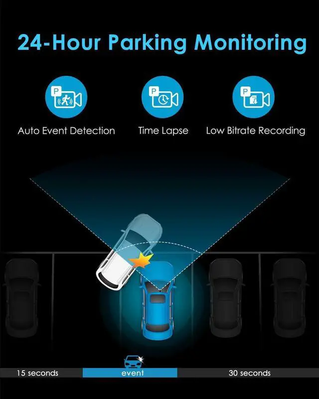 Alt view image 2 of 7 - VIOFO A119 V3 Dash Cam 2K, GPS, True HDR, Buffered Parking Mode 24h, 2560x1660P Quad HD+ Car Dash Camera, Ultra Clear Night Vision, 140 Deg Wide Angle, Motion Detection, G-Sensor, Time Lapse, Loop Rec