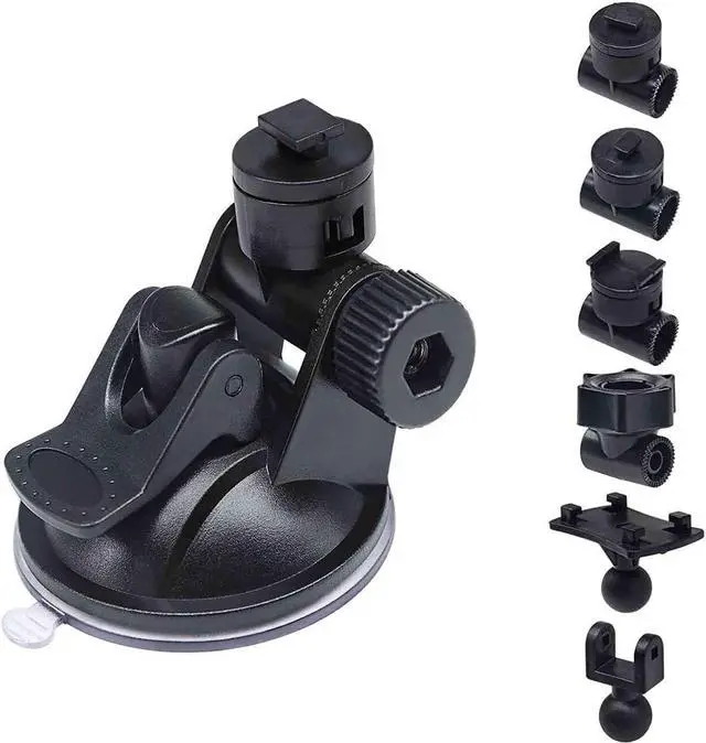 Main image of Sportway S40 Dash Cam Suction Mount with 360 Rotating Joints Compatible for Rove, Rexing, Z-Edge, Old Shark, Yi, TOGUARD, Compark, Kingslim, Crosstour and Most Dash Cameras, DVR, GPS