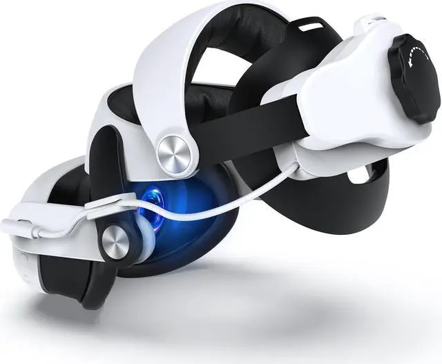 Main image of NEWENMO Adjustable Elite Strap with Battery Compatible with Quest 3, 6000mAh for Meta Quest 3 Head Strap Battery Pack for Enhanced Support Comfort, Protective Head Strap for Quest 3 Accessories in VR